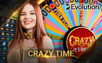 เล่น เครซี่ไทม์ (Crazy Time) โดย Evolution บน Fun88