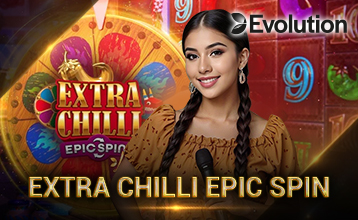 เล่น เผ็ดแสบ แจกโชค อิปิกสปิน (Extra Chili Epic Spin) โดย Evolution บน Fun88